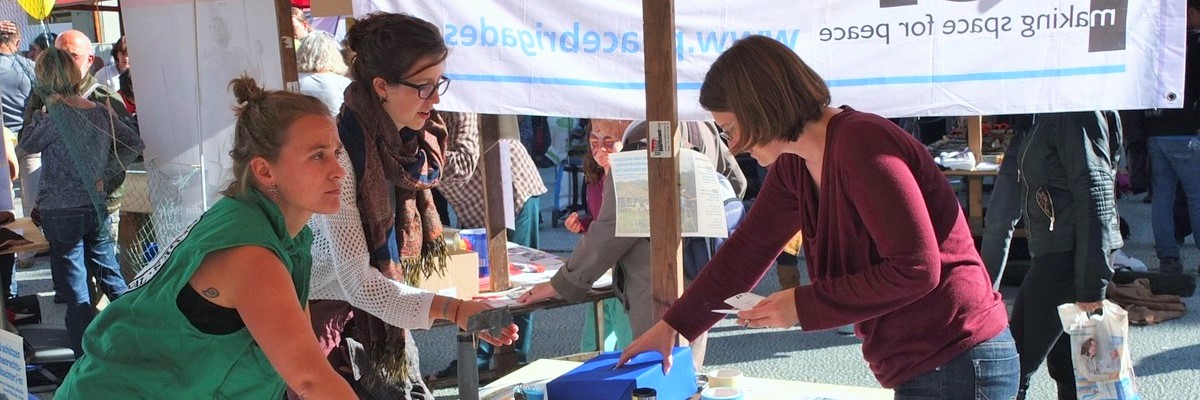Für PBI Spenden sammeln
