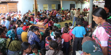 Besuch von Pedro Tzicá aus Guatemala