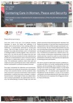 Policy Brief: Centering Care in Women, Peace and Security